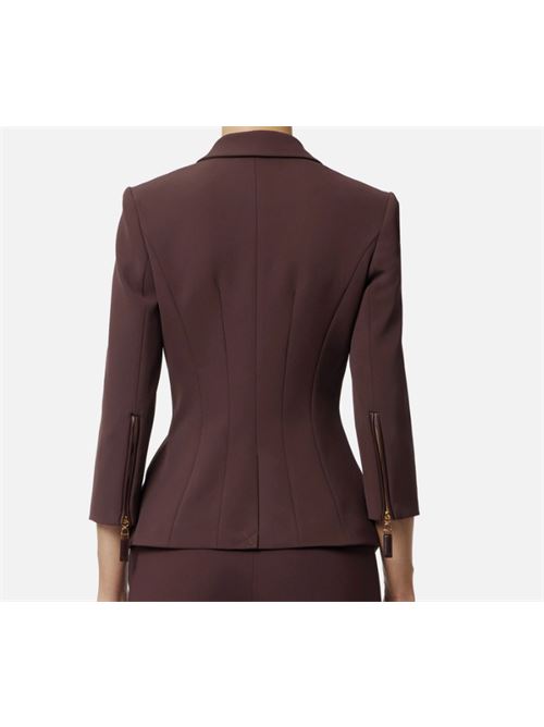 GIACCA IN DOPPIO CREPE ELISABETTA FRANCHI | GI17456E2EA4 Merlot